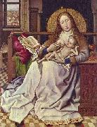 Robert Campin The Virgin and Child in an Interior Sweden oil painting artist